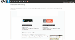 Desktop Screenshot of dvbtmap.eu